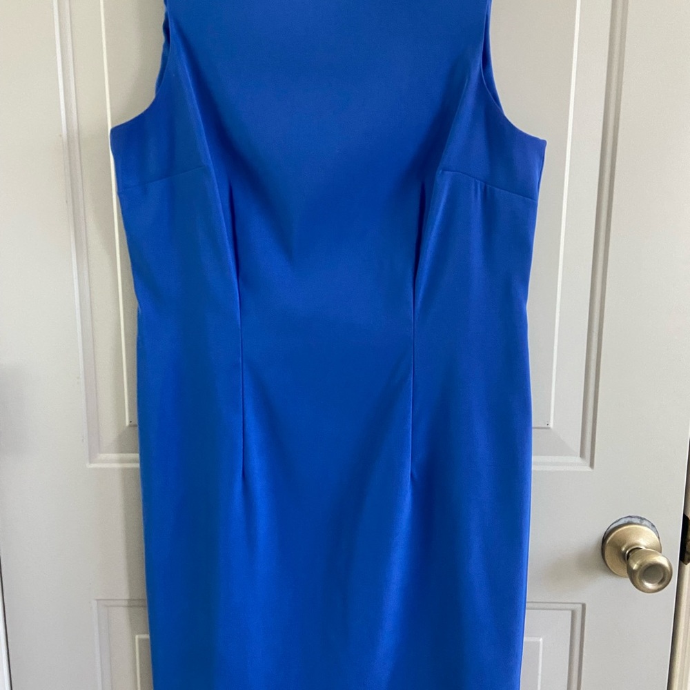 AB Studio Royal Blue Midi Dress